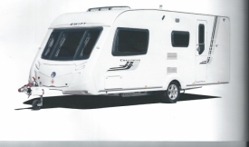 2008 Swift 2 Berth Challenger Caravan with Remote Mover